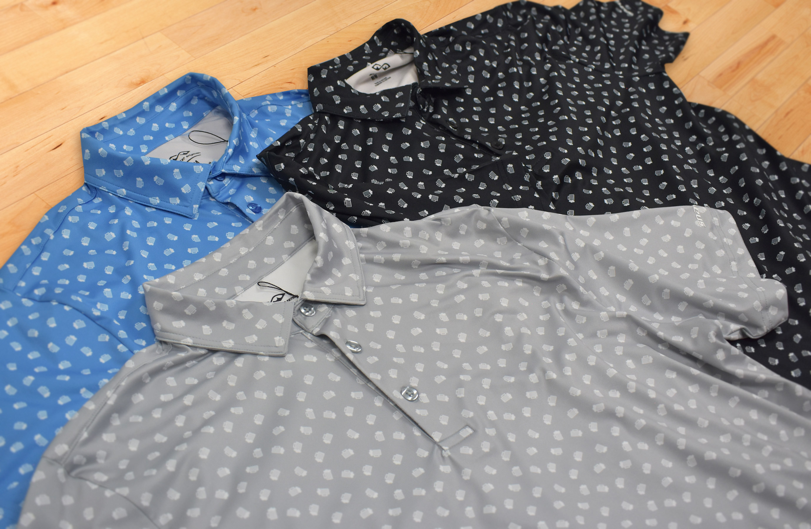 New Snake Eyes Golf Beer Mug Polo 2